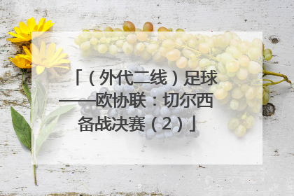 （外代二线）足球——欧协联：切尔西备战决赛（2）