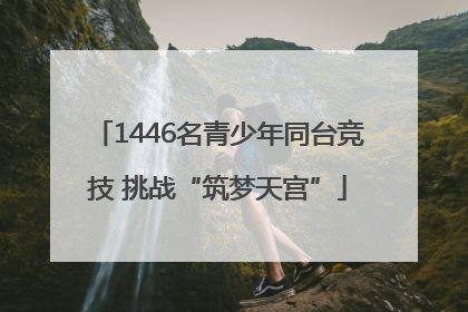 1446名青少年同台竞技 挑战“筑梦天宫”