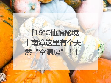 19℃仙踪秘境丨南漳这里有个天然“空调房”！