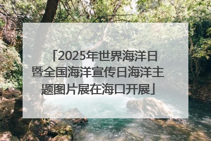 2025年世界海洋日暨全国海洋宣传日海洋主题图片展在海口开展