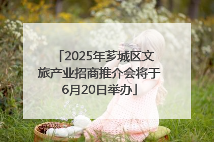 2025年芗城区文旅产业招商推介会将于6月20日举办