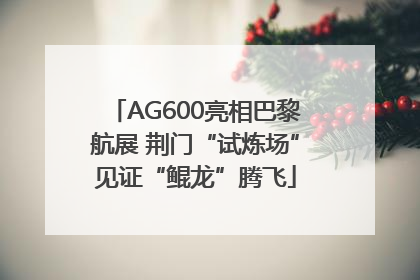 AG600亮相巴黎航展 荆门“试炼场”见证“鲲龙”腾飞